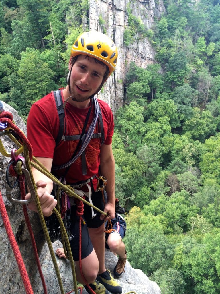 Zack Sawyer will be teaching two different three-part Trad Climbing Skills Series for Salt Pumpers this fall and early winter.