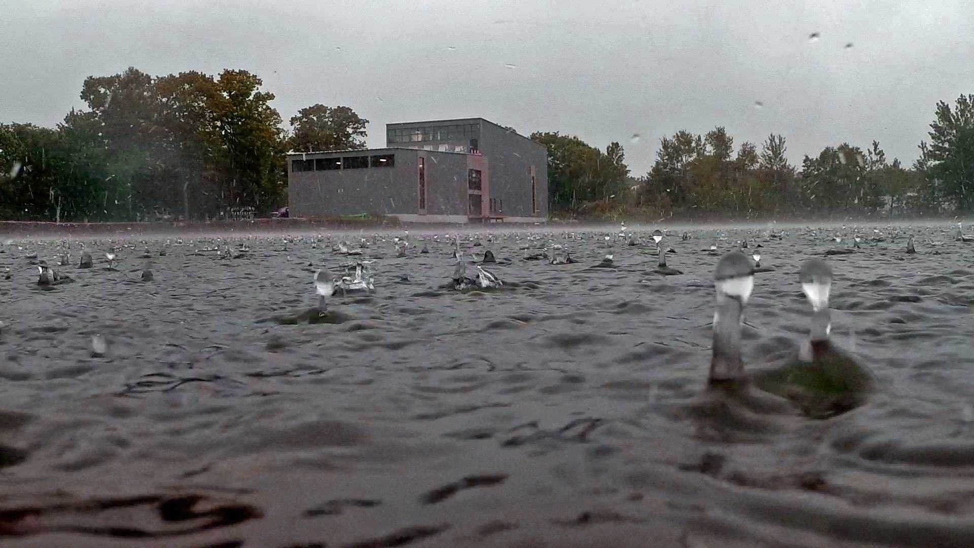 Salt Pump has a natural setting on a pond but the comfort of indoor climbing