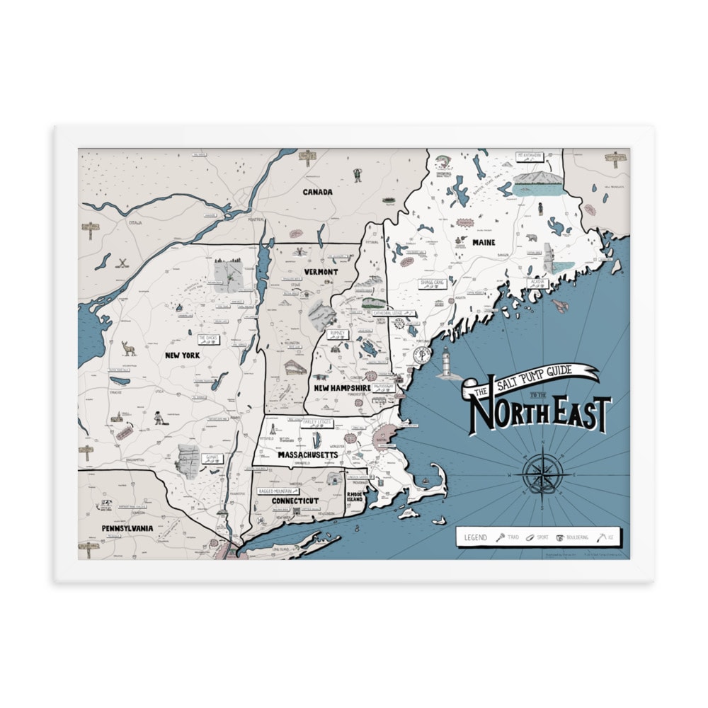 The Salt Pump Guide To The Northeast Framed Poster - Image 3