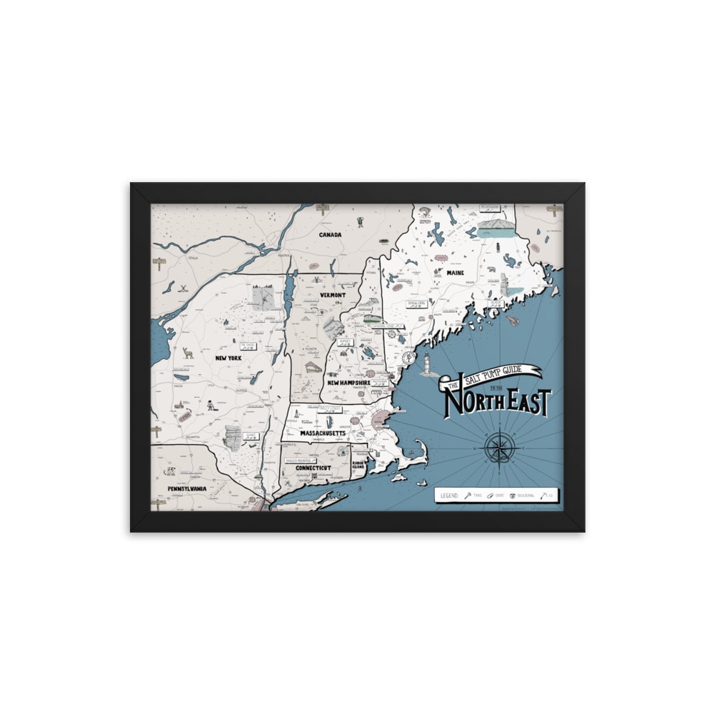 The Salt Pump Guide To The Northeast Framed Poster - Image 4